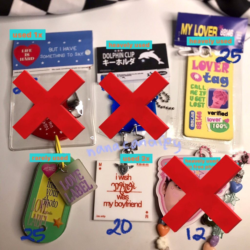 keychain photo id holder kpop nct dream mark lee — ateez mingi