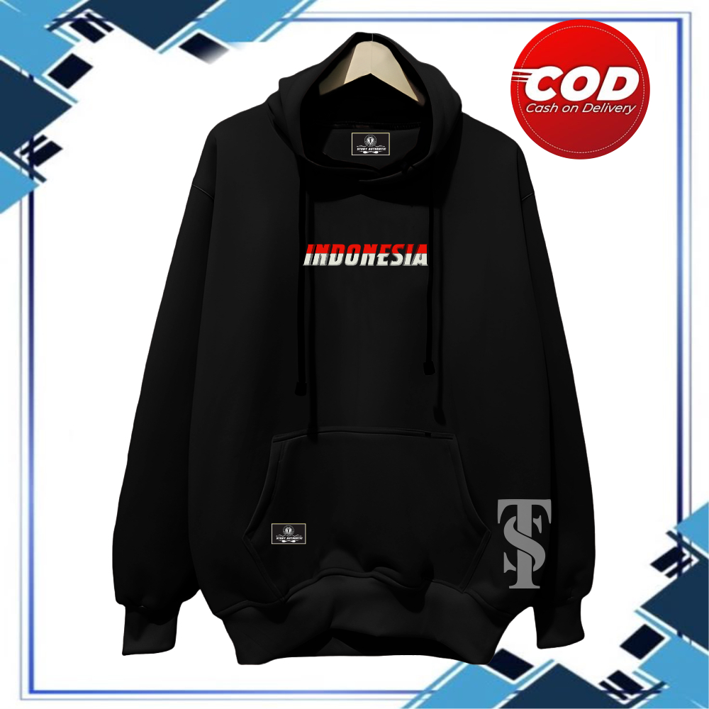 Hoodie Sweater Jaket Distro Pakaian Pria Wanita Bahan Katun Flecee WarnaHijau MInt