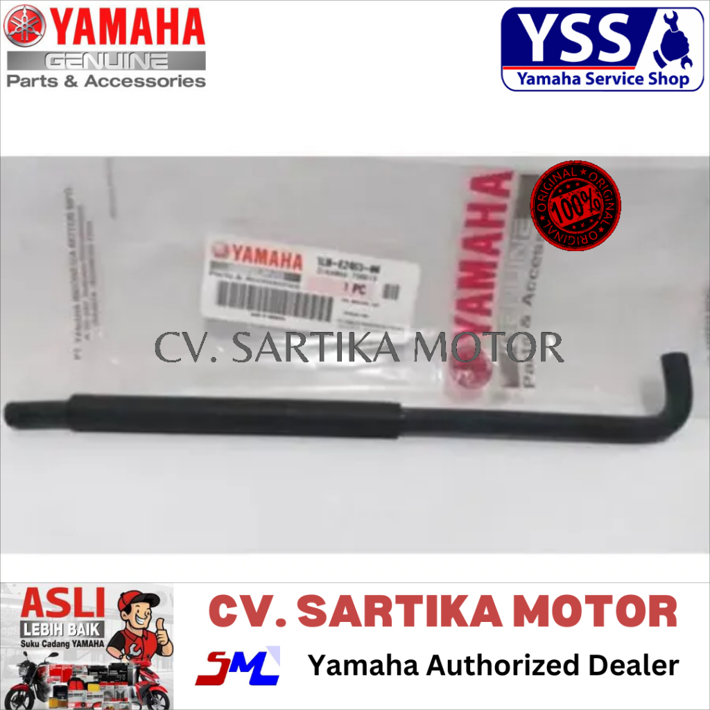 Selang Hawa Radiator Pipe Breather Asli Yamaha Xeon RC/PIPE, BREATHER (1LB/1LB-E2463-00