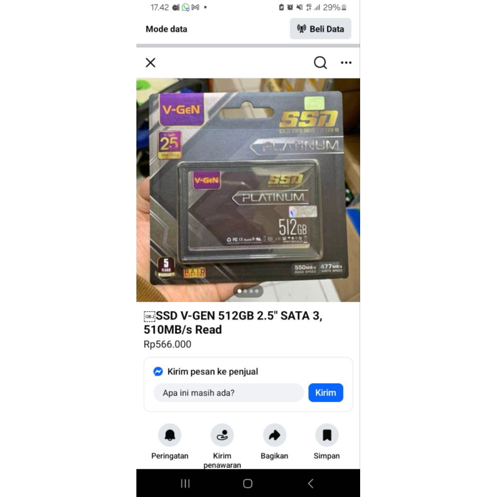 ssd sata 3 vgen 512gb