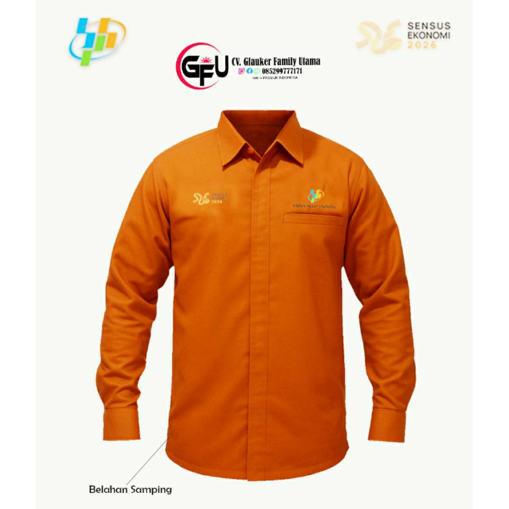 kemeja seragam BPS Sensus Ekonomi SE2026 (ready)