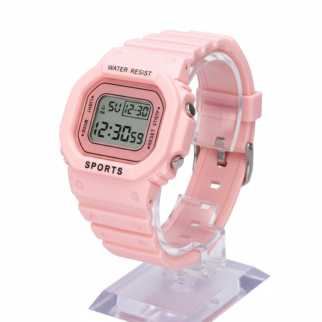 Jam Tangan Anak Perempuan Sport LED Korean Style Anti Air