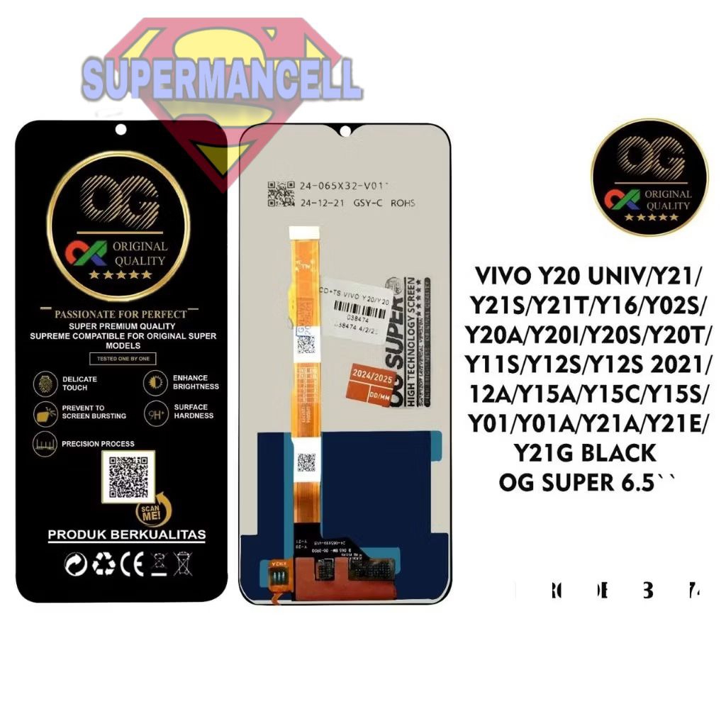 LCD RE C11/C12/C15 OPPO A15/A16E/A16K NARZO 20/30A