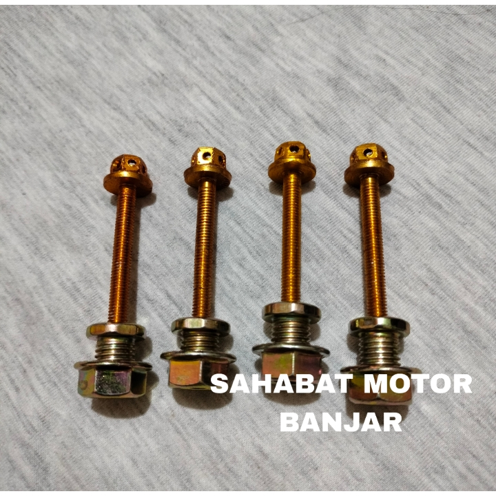 PAKET BAUT ANTI JEBOL + 4PCS BAUT VISOR PANJANG 5CM NMAX LEXI / PAKET BAUT VISOR WINDSHIELD NMAX LEX