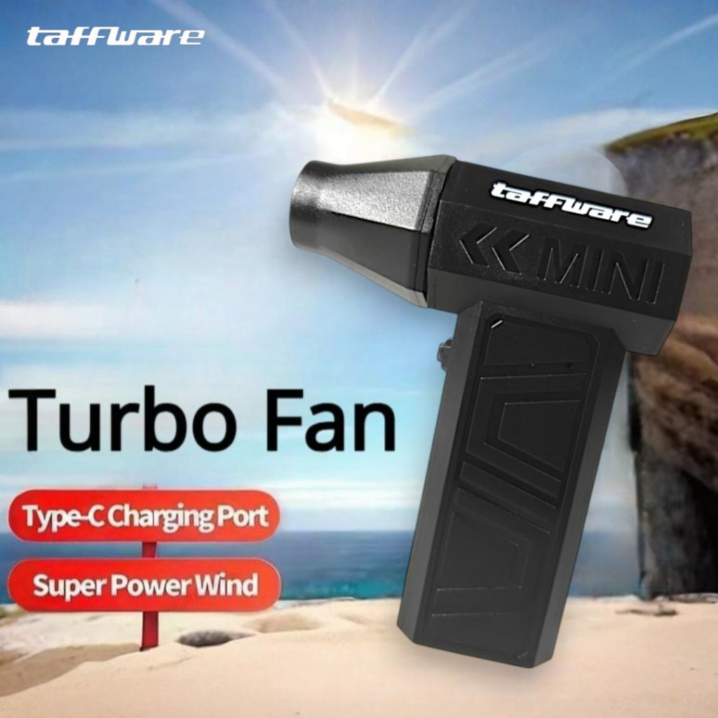 Mini Turbo Violent Air Blower Cordless Jet Portable 19M/Detik Taffware