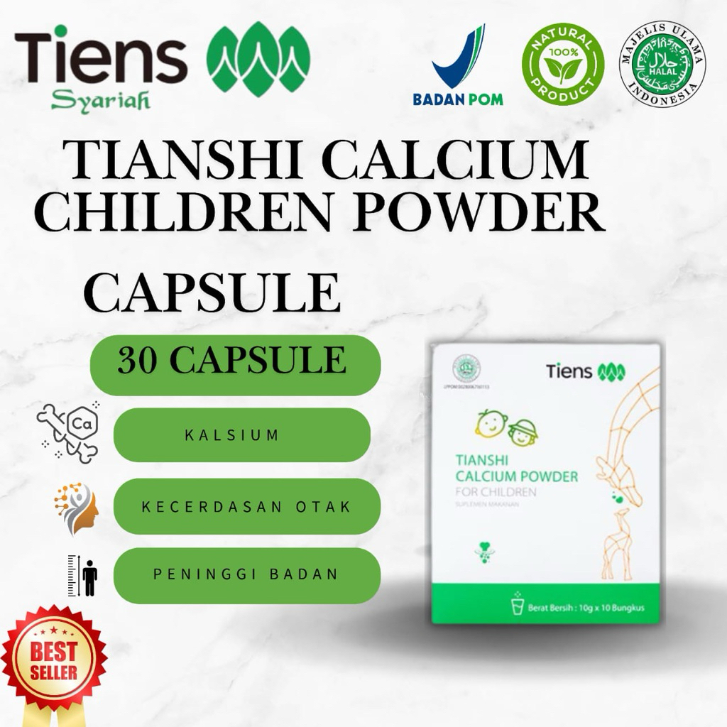 TIANSHI CALCIUM FOR CHILDREN ORIGINAL NUTRIENT HIGH KALSIIUM ANAK TIENS SUPLEMEN PENINGGI BADAN DAN 