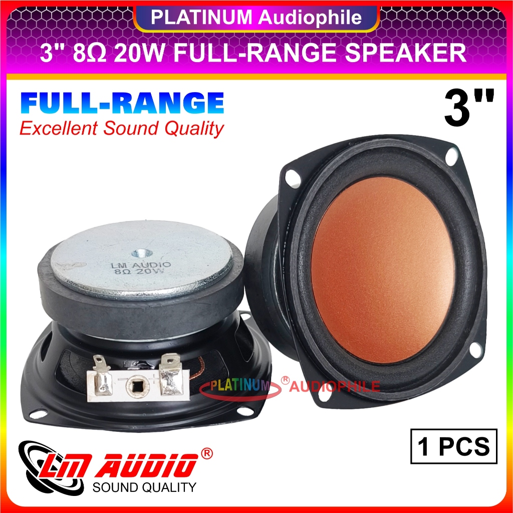 Speaker 3 inch Fullrange 8 ohm 15W-20W Hifi Speker 3" Full Range LM-3035