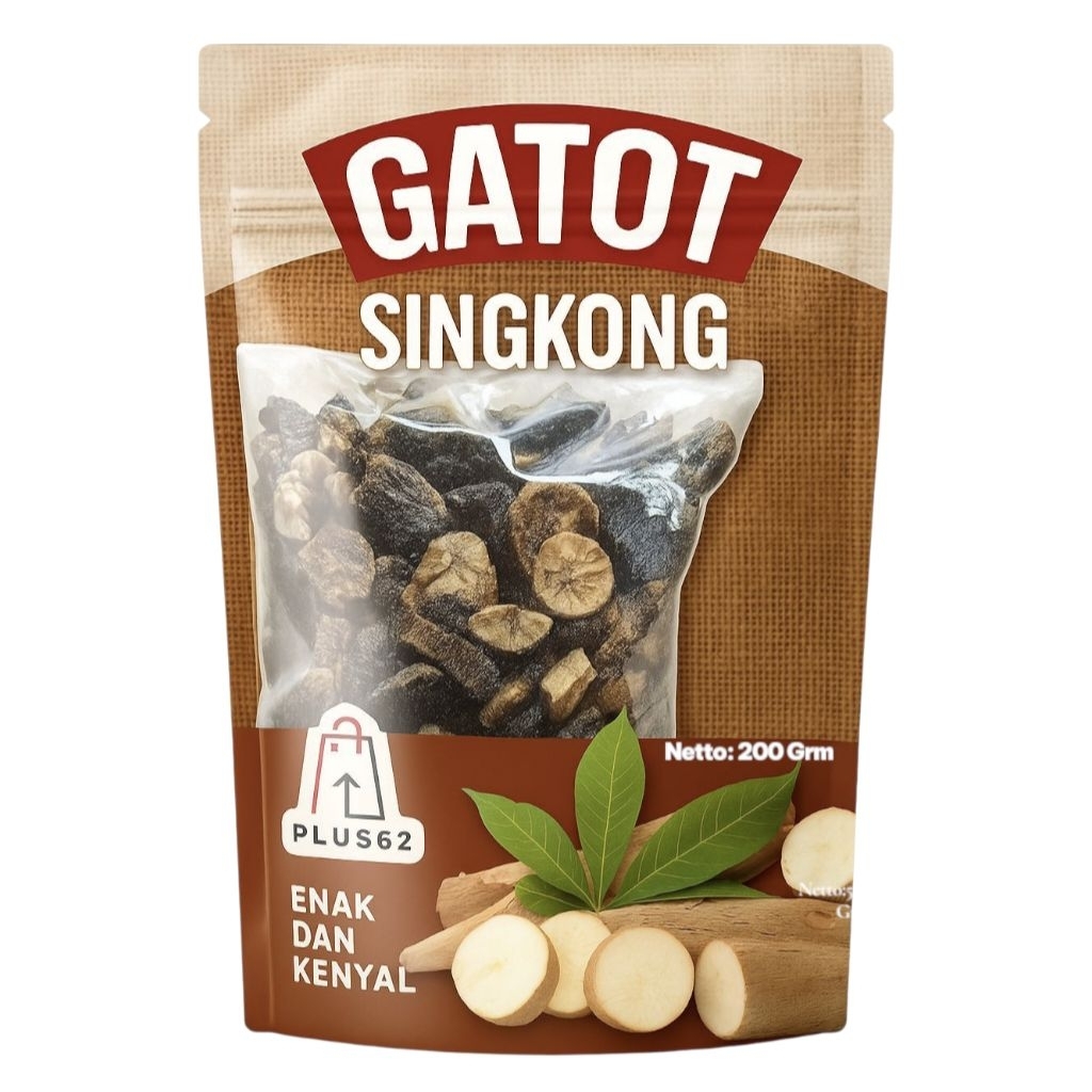 Gatot Singkong Hitam - Gatot Makanan Tradisional