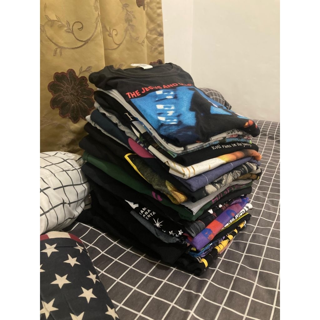 KAOS BAND BORONGAN 30PCS