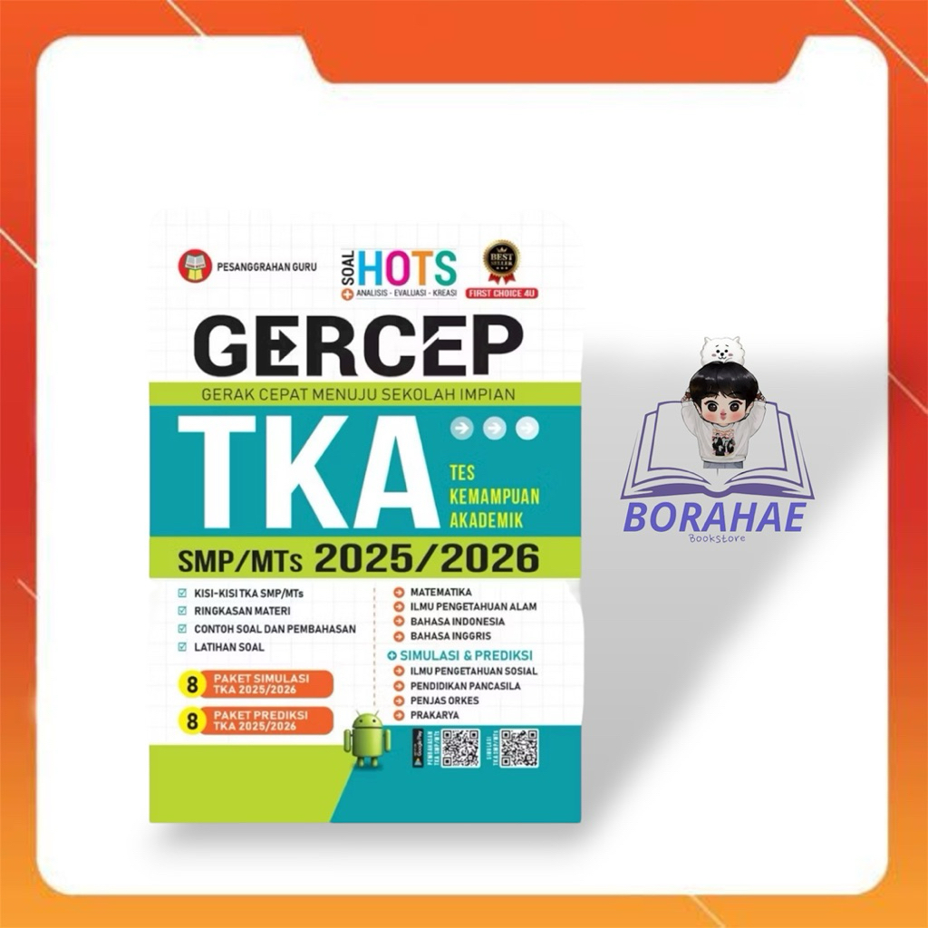 BUKU GERCEP TKA SMP/MTS 2025/2026 // BUKU KOMPETEN TKA SMP/MTS 2026