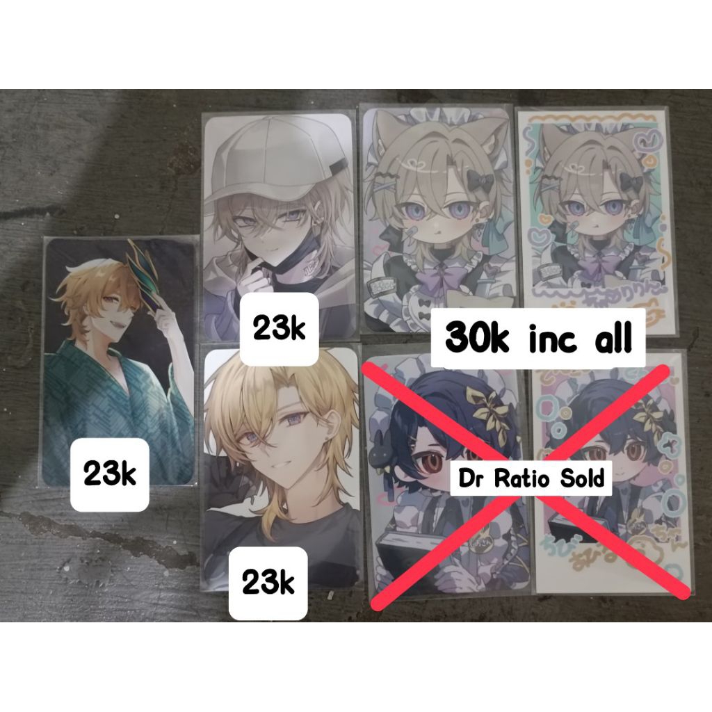 HSR Honkai Star Rail Aventurine Photocard