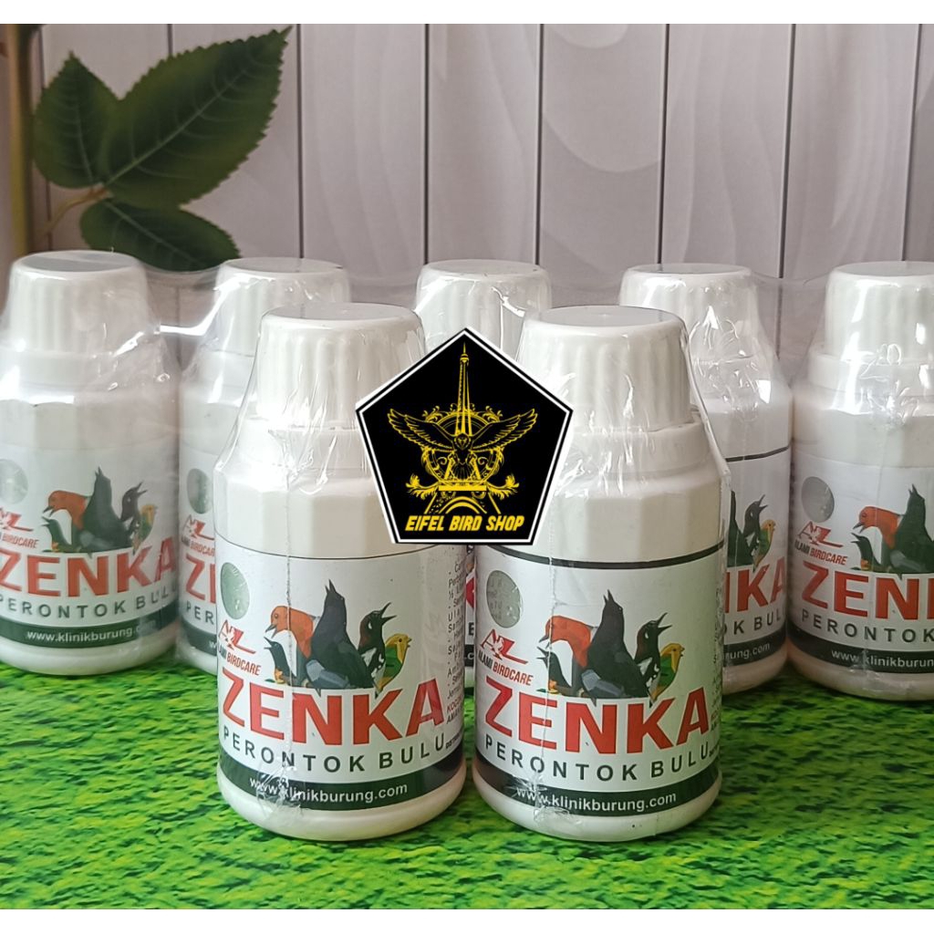 ZENKA PERONTOK BULU 100ML BESAR perontok bulu burung susah mabung