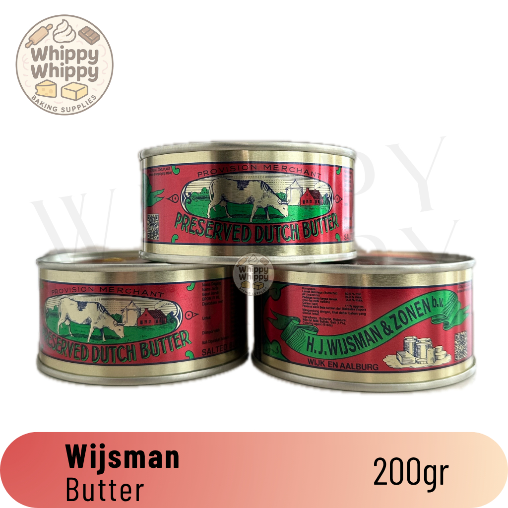 Wijsman Butter 200gr / Butter Wisman / Mentega Wisman / Roombutter / Wisman Butter