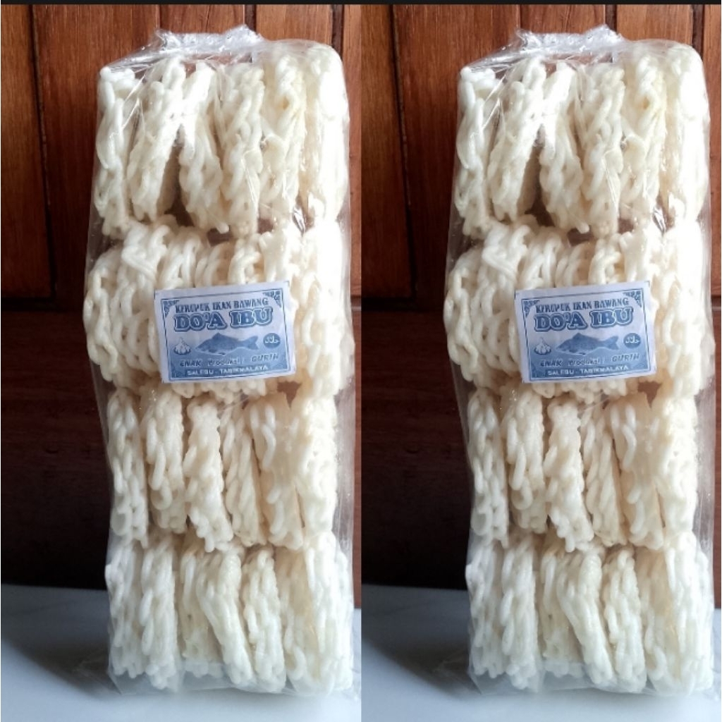KERUPUK PUTIH KERUPUK IKAN KEMASAN 1 BKS