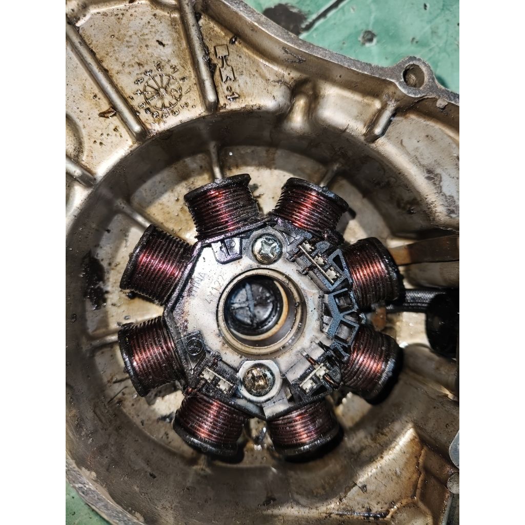 spul sepul AJA Kawasaki ZX 130cc barang masih bagus ORI bawaan copotan cabutan lepasan motor asli