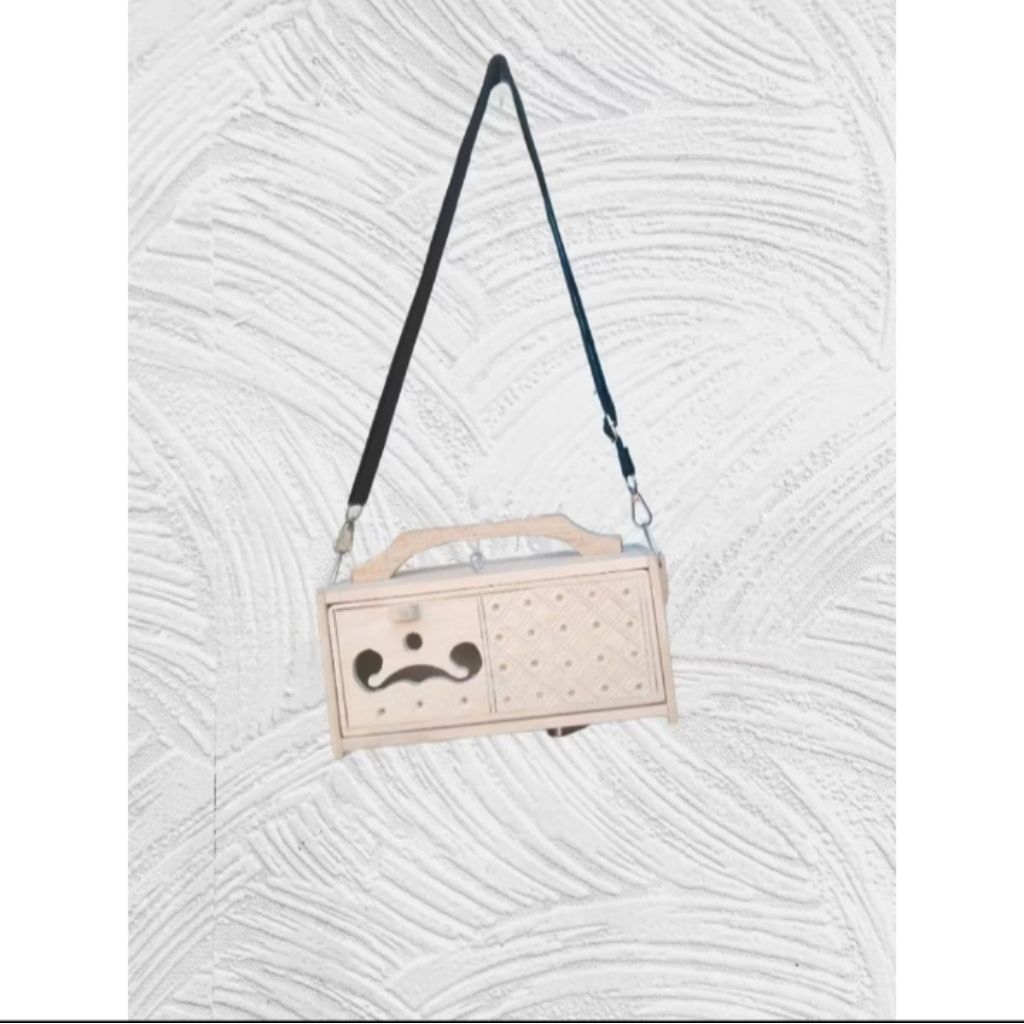 kotak pikat burung kutilang dan tali selempang