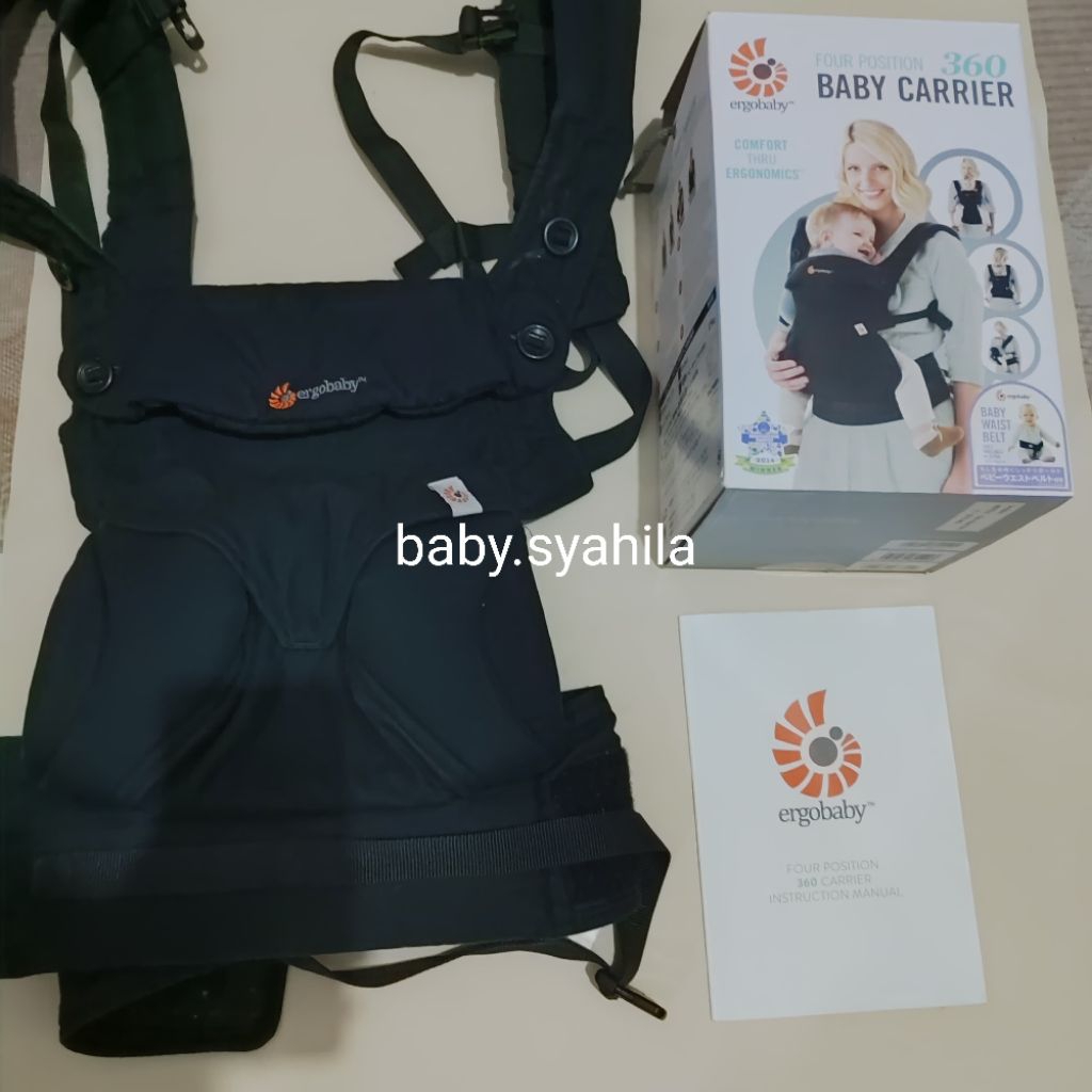 Ergobaby 360 4-position Original - Pure Black
