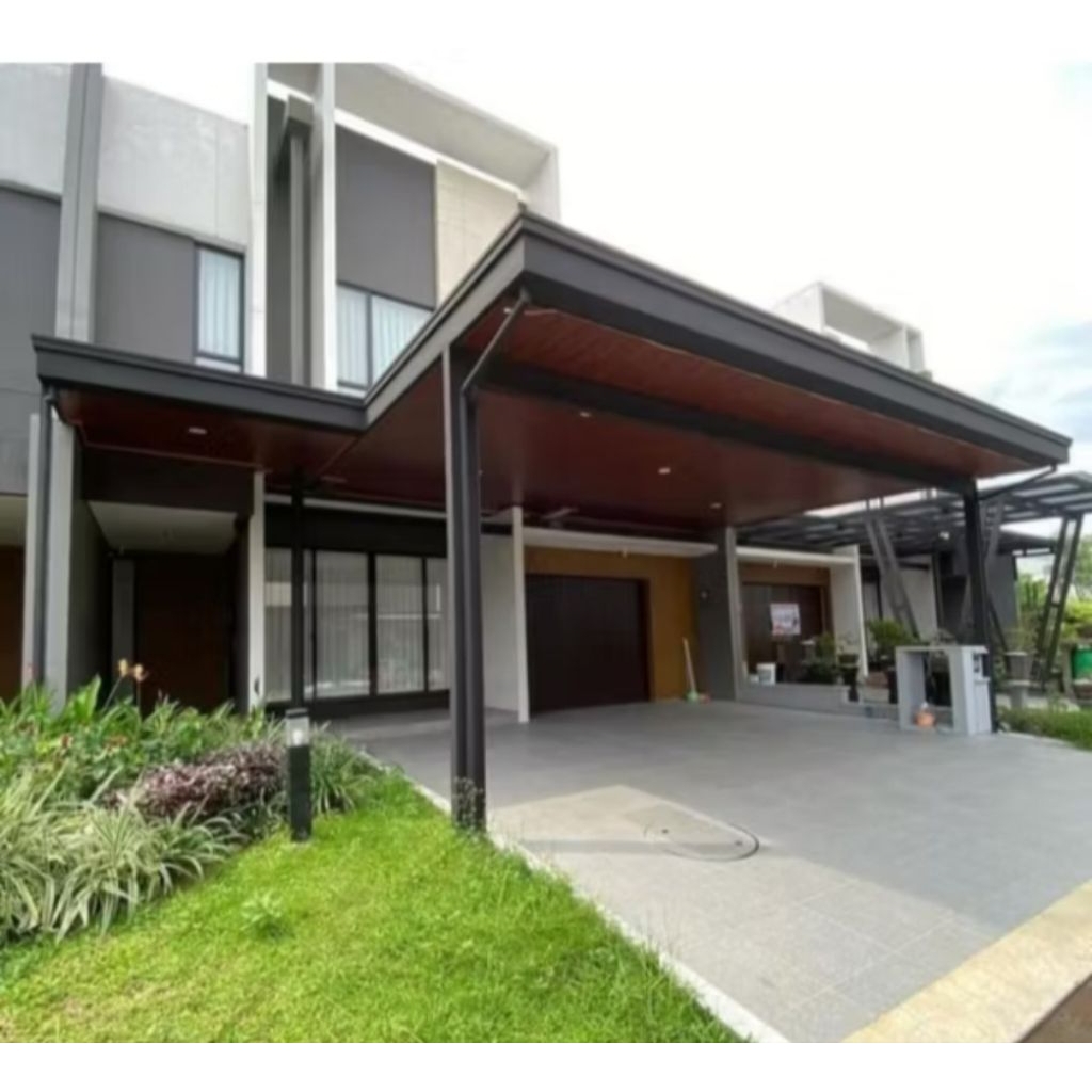 kanopi baja ringan+plafon minimalis