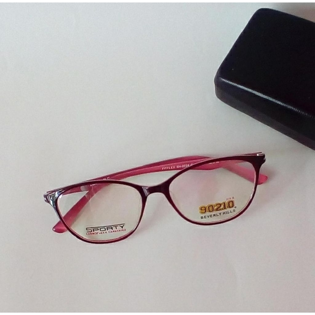 Frame Kacamata Beverly Hills BH6024 Pink Maroon Original