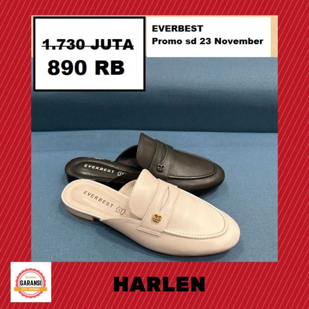 Sepatu flat shoes wanita SALE Everbest seri HARLEN 100% ORI STORE