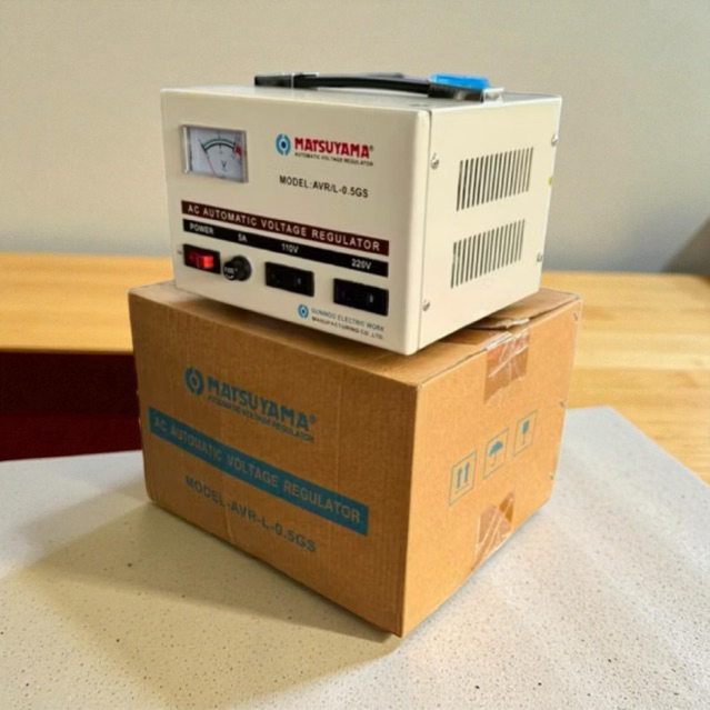 Stabilzer Listrik Stavolt Voltage Regulator Matsuyama 500 Watt Ac Automatic Voltage Regulator AVR St