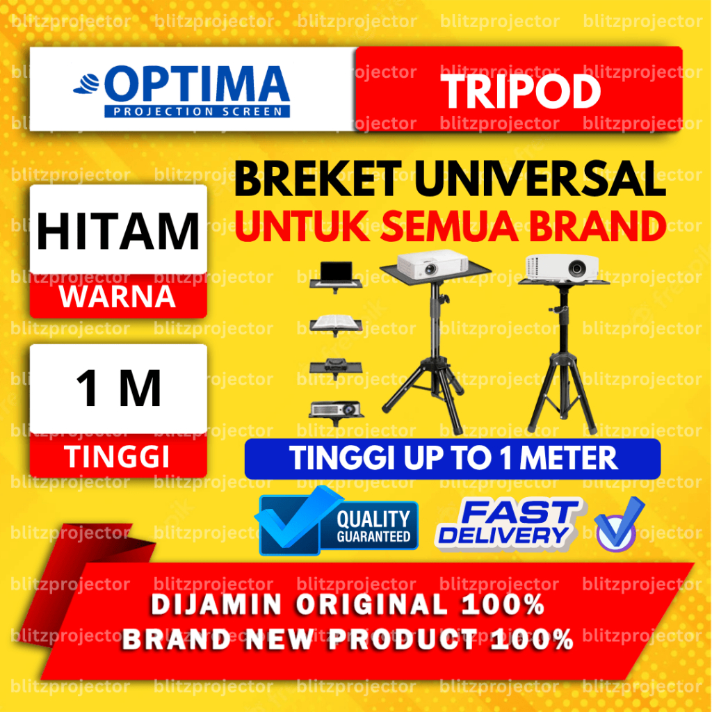 STANDING TRIPOD PROJEKTOR MEJA - TATAKAN - TRIPOD - PROJEKTOR