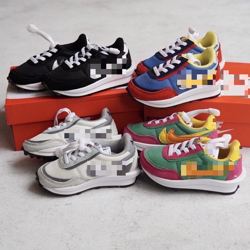 Sacai LD Waffle Kids Shoes / NK3 / Sepatu Sekolah / Sneakers Anak Unisex / Sepatu Kets Anak / Sneake