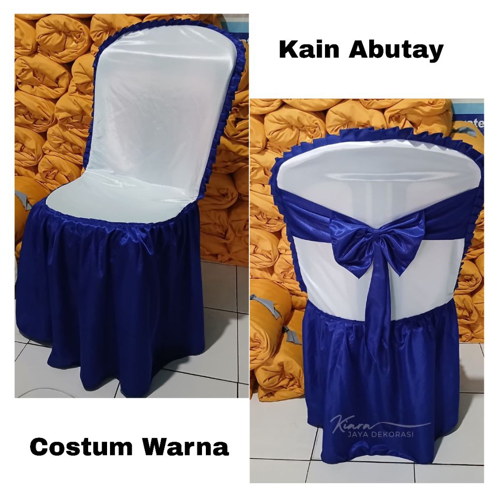 Sarung Kursi Napolly Pelastik 101,102,209 Pita Tanpa Busa [costum warna]