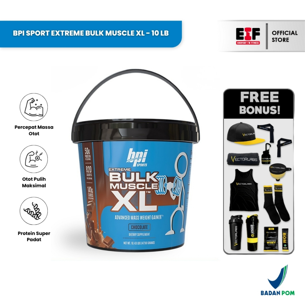 BPI Sports Extreme Bulk Muscle XL 10lbs