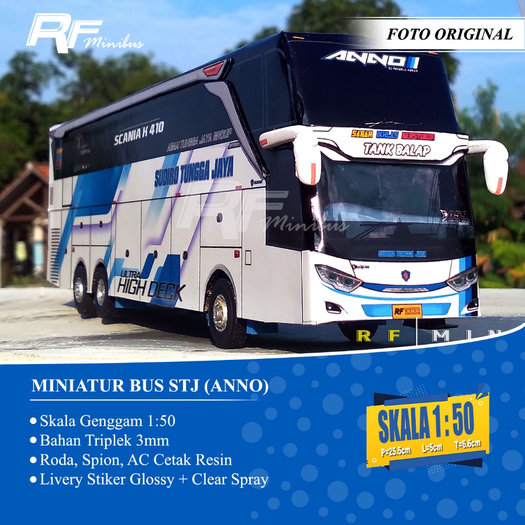 Miniatur Bus STJ (Anno) Skala 1:50