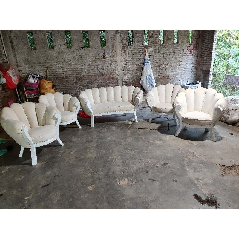 Set Kursi Dekorasi Pelaminan Kerang