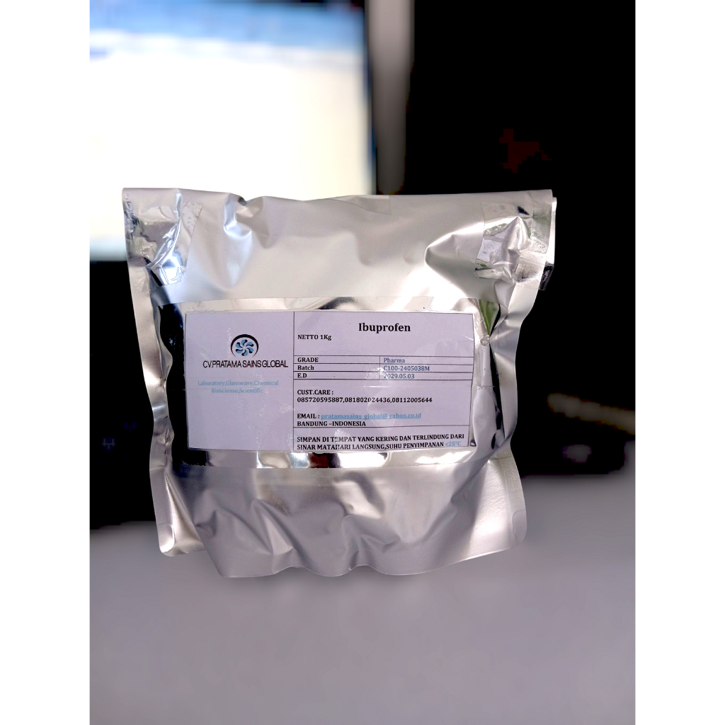 Serbuk Ibuprofen / Ibuprofen 250gr