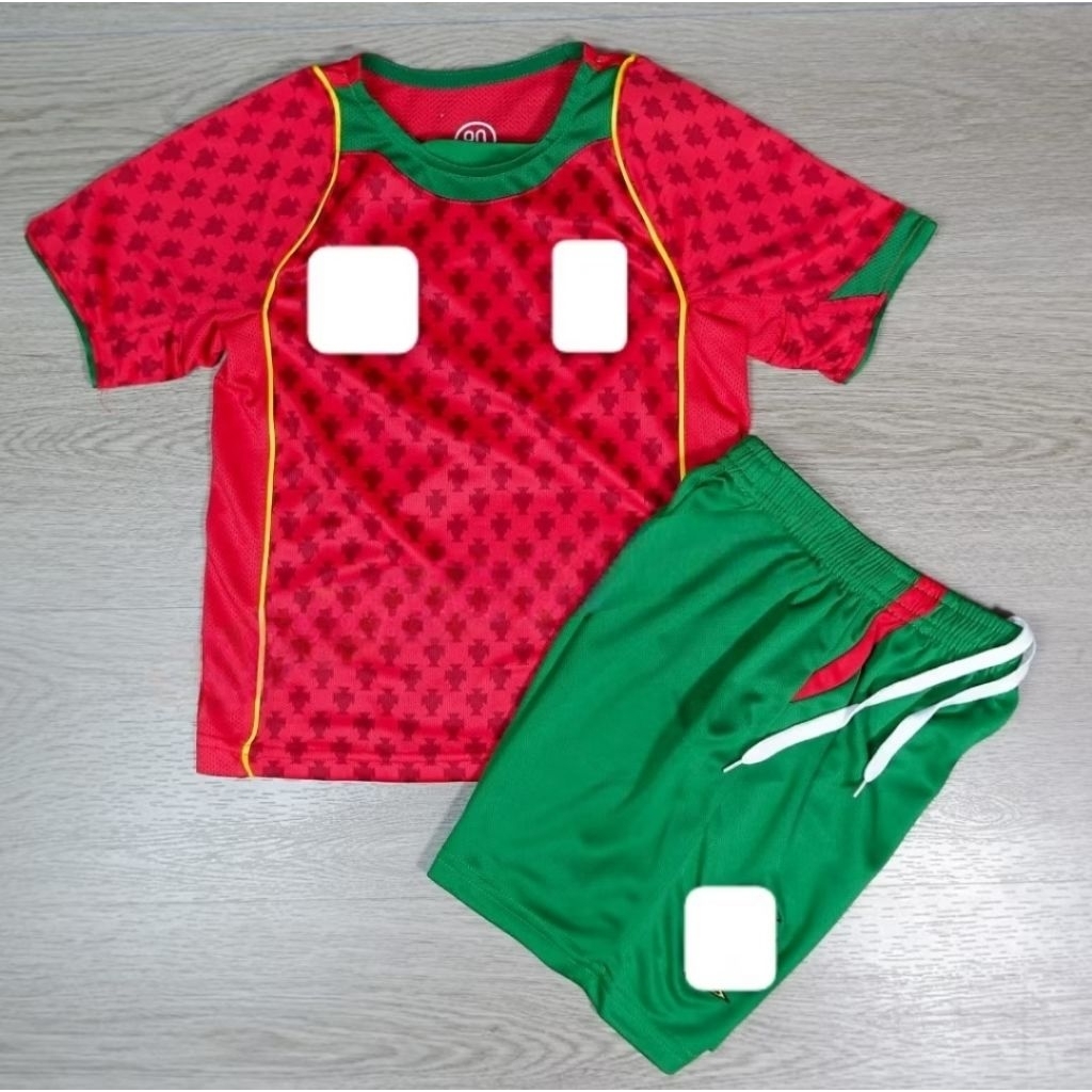 JERSEY BOLA RETRO ANAK KIDS PORTUGAL HOME 2004