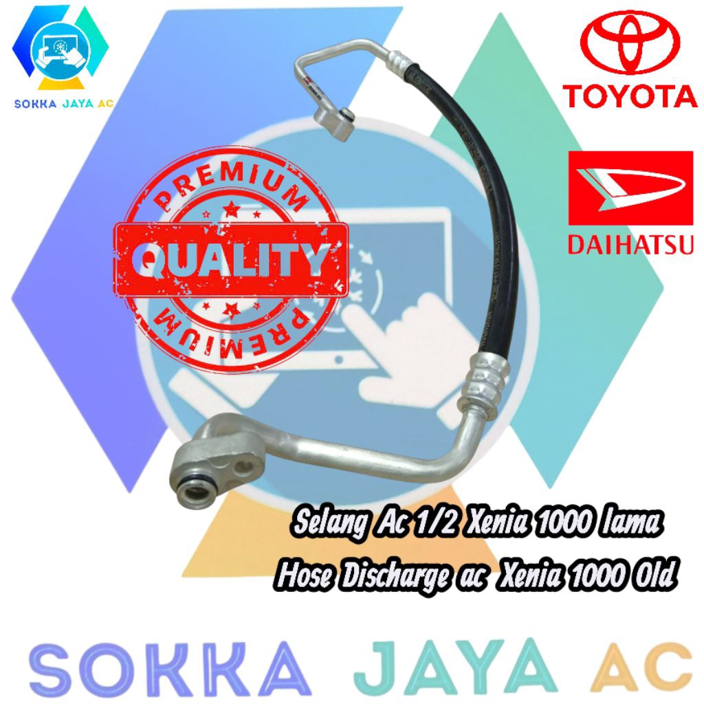 Selang Ac 1/2 Xenia 1000 Lama Hose Discharge Ac Xenia 1000 old Selang Panas High Pressure Xenia 1,0 