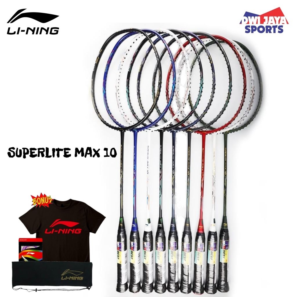 Raket Badminton Lining G Force Superlite Max 10 | Lining Superlite Max 10 Original | Superlite Max 1