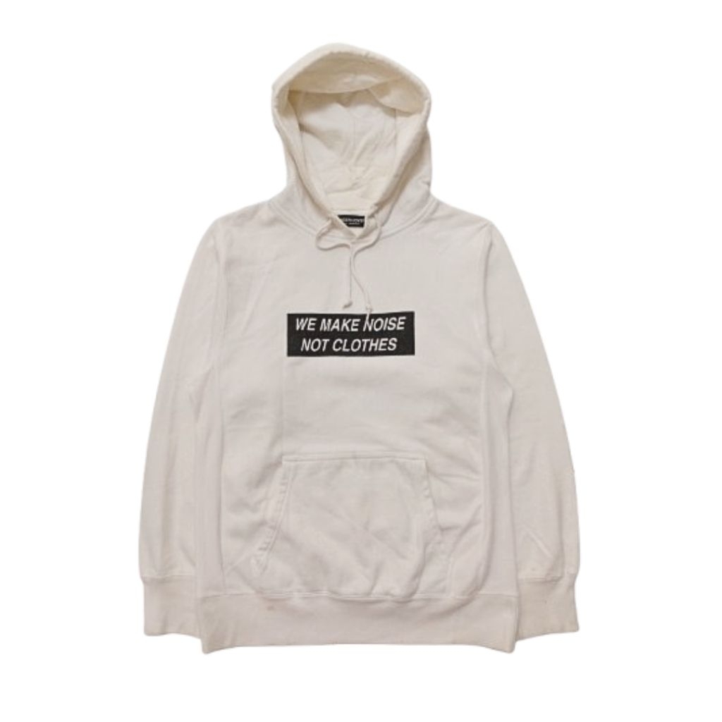 Sweater / Jacket Under Cover Jun Takahashi We Make Noise Not Clothes White Hoodie Men Women Japan