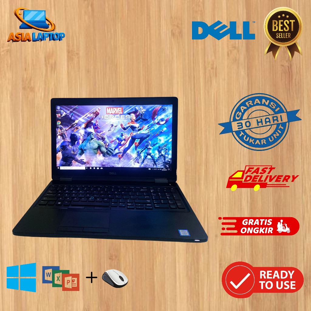 Dell Latitude 5580 5590 I7 Gen7 Ram 16GB Ssd 512GB Layar 15Inch