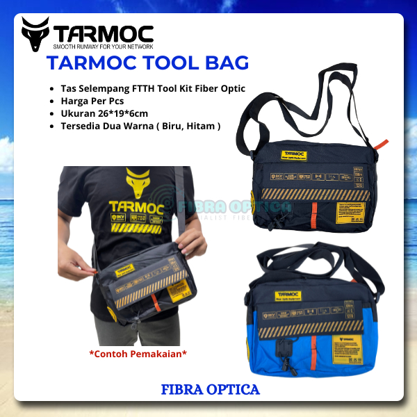 Tarmoc Tool Bag | Tas Selempang FTTH Tool Kit Fiber Optic