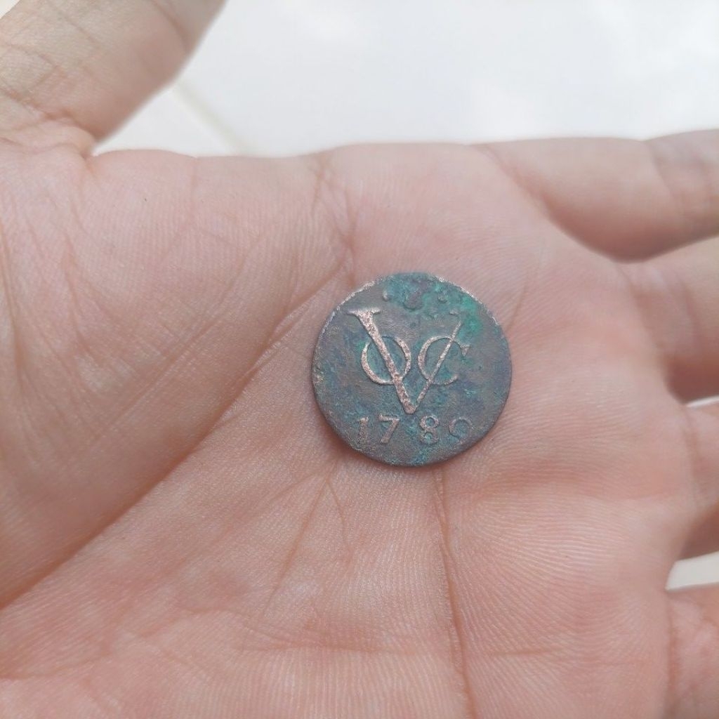 Koin Belanda Voc Utrecht 1789. fine to vf