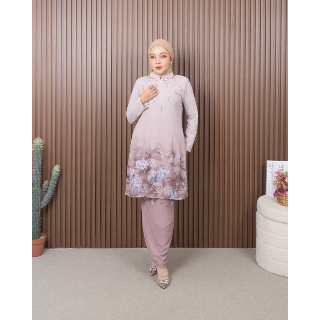 FAMYS - SETELAN ROK KURUNG MELAYU  DELISHA SET MALAY PAYET CERUTY  018917