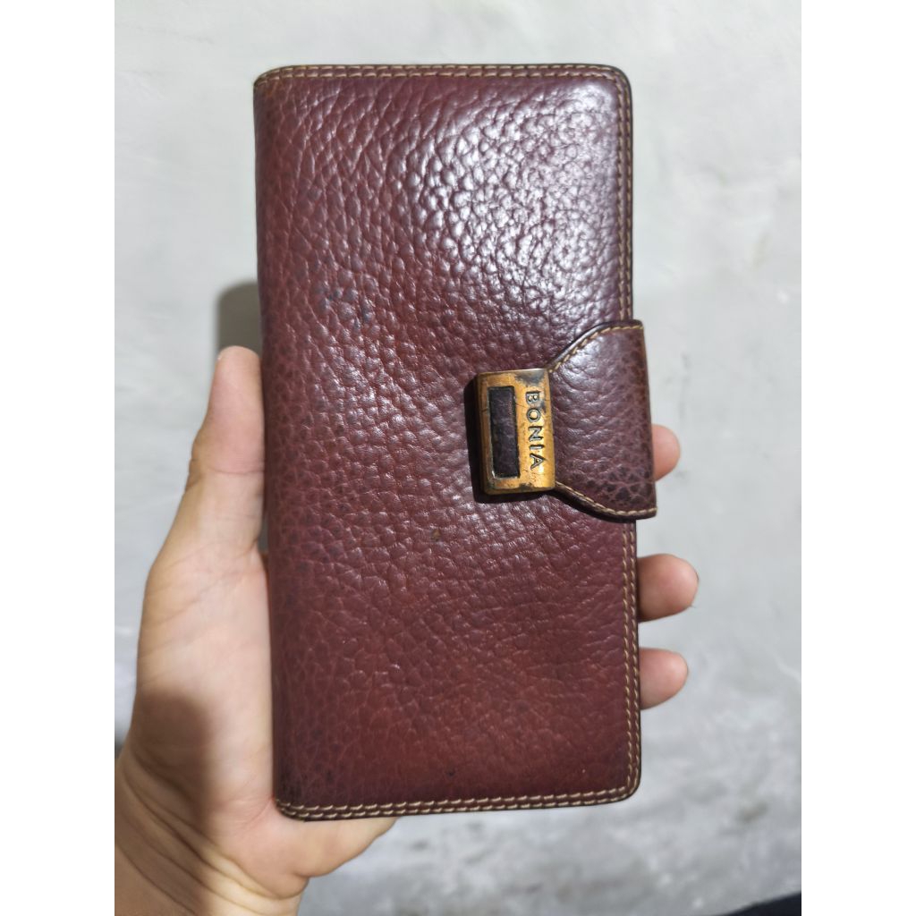 dompet kulit merk Bonia ori