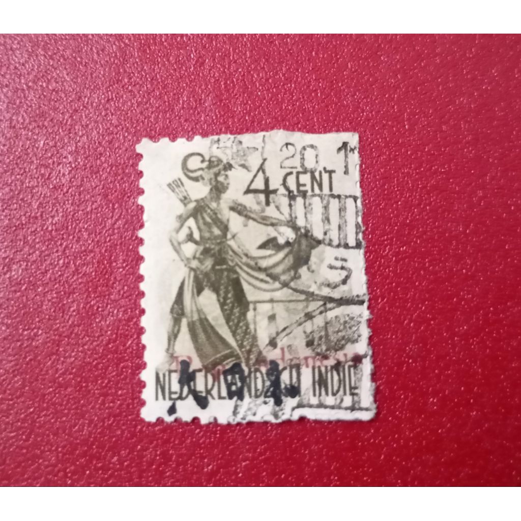 PRANGKO MASA PENDUDUKAN JEPANG  CETAK TINDIH  REP. INDONESIA