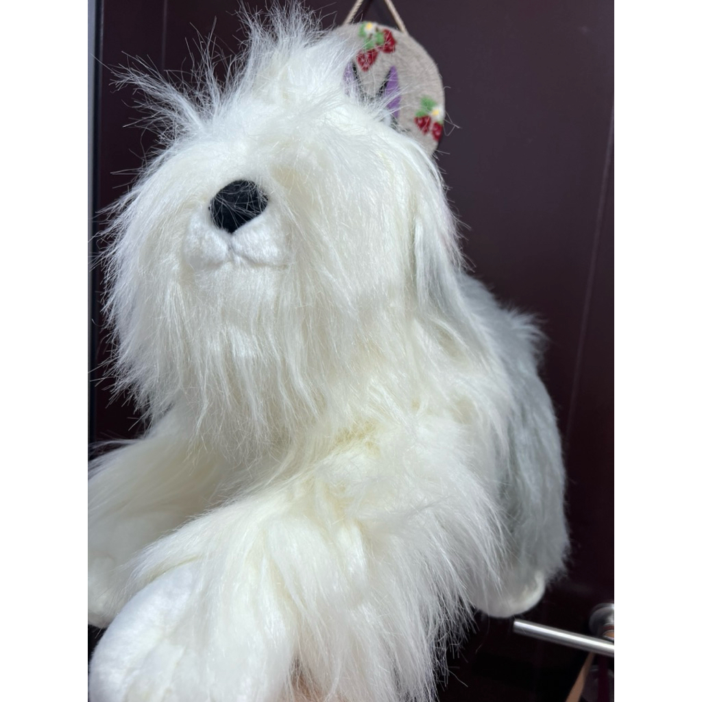 Boneka Anjing Old English Sheepdog Aurora Jumbo 65 Cm