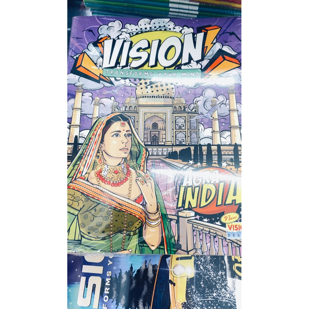 1 pack (10buku) BUKU TULIS VISION 58 lembar/BUKU TULIS VISION 58