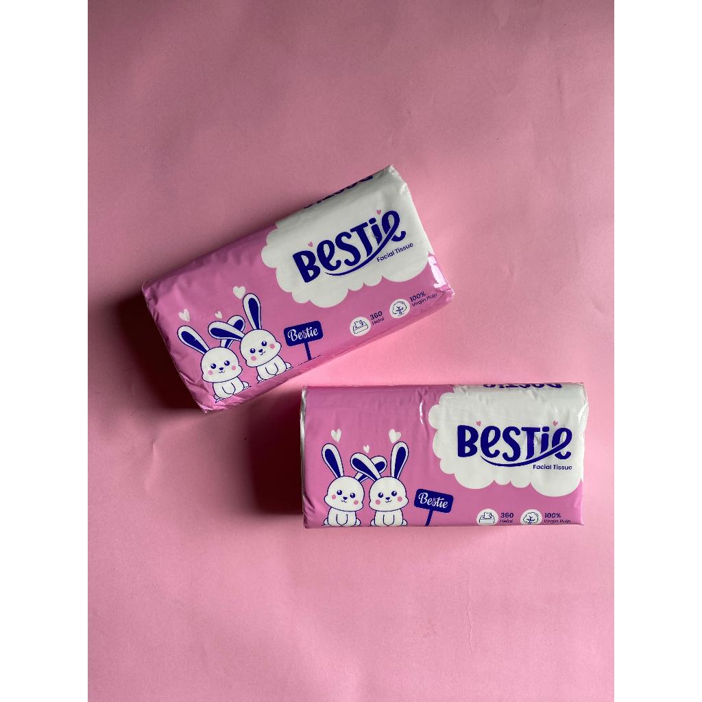 BESTIE Tisu Wajah 360 Sheets 2 Play