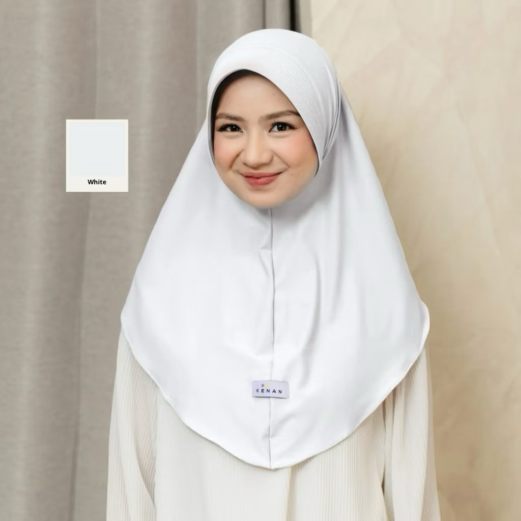 Jilbab Bergo KENAN Size L Bergo Instan Pet By KENAN