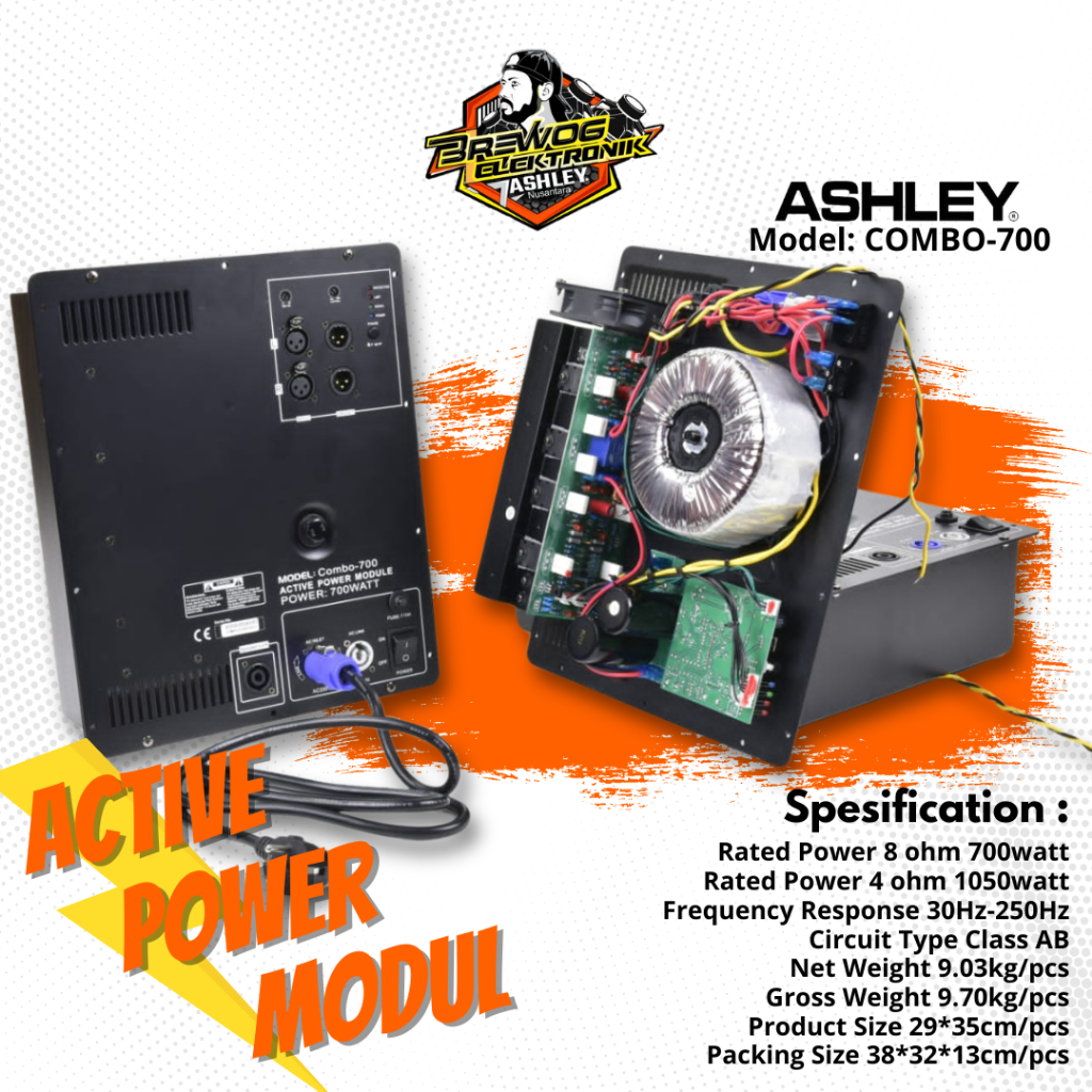 ASHLEY Modul combo 700 Power Subwoofer Aktif COMBO700