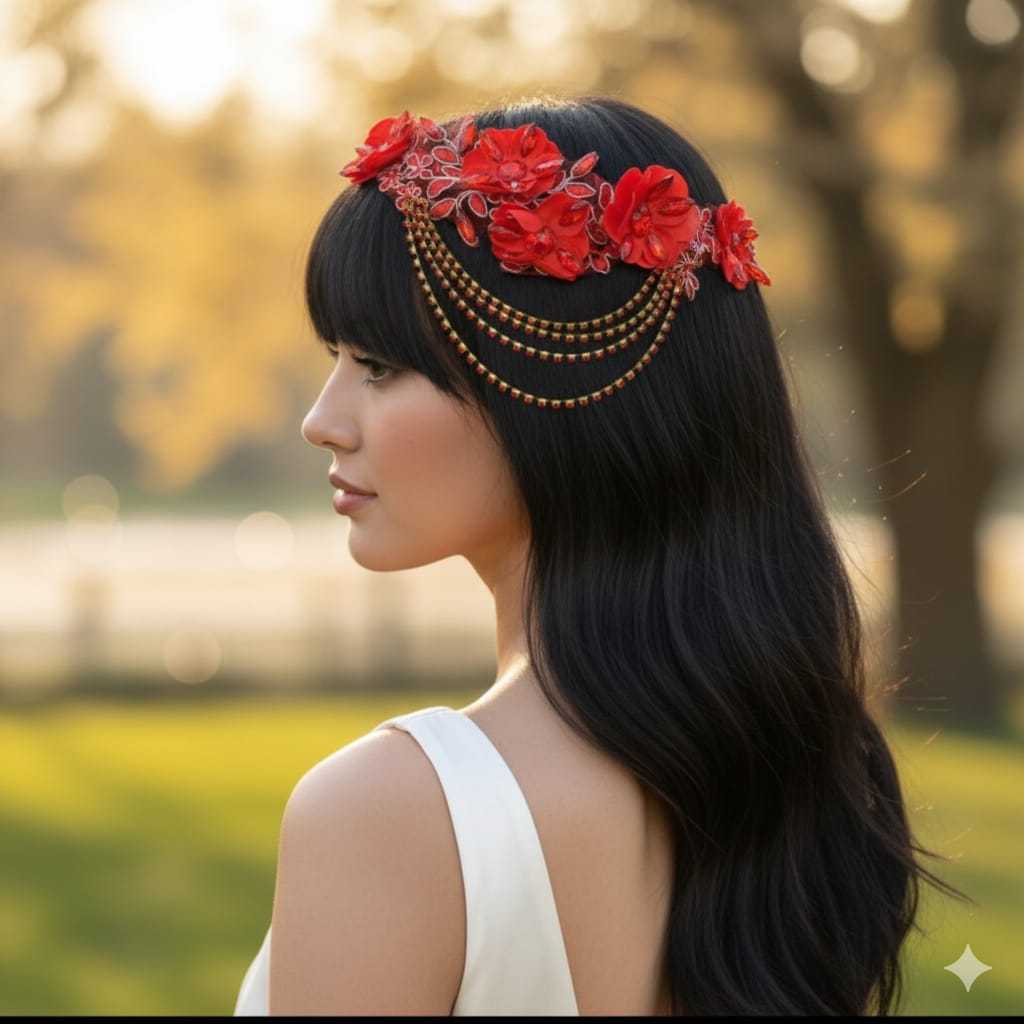 Fascinator hat aksesoris kepala rambut -Topi jaring hiasan rambut kepala SMC20ME