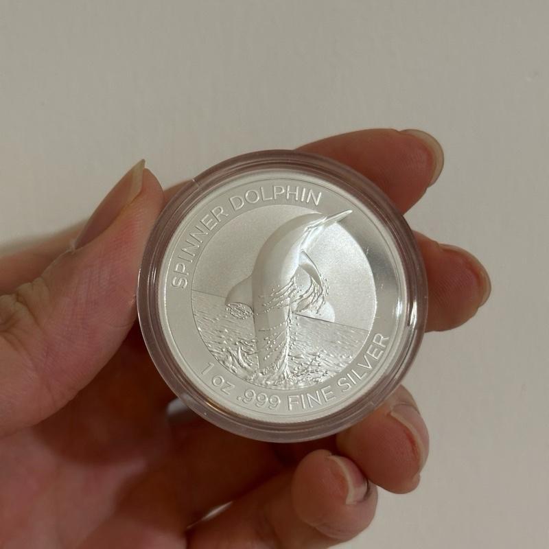 Koin Silver Spinner Dolphin 1oz 2020 LANGKA Australia Tidak Canada Kookaburra Tanpa Tarnish Disimpan