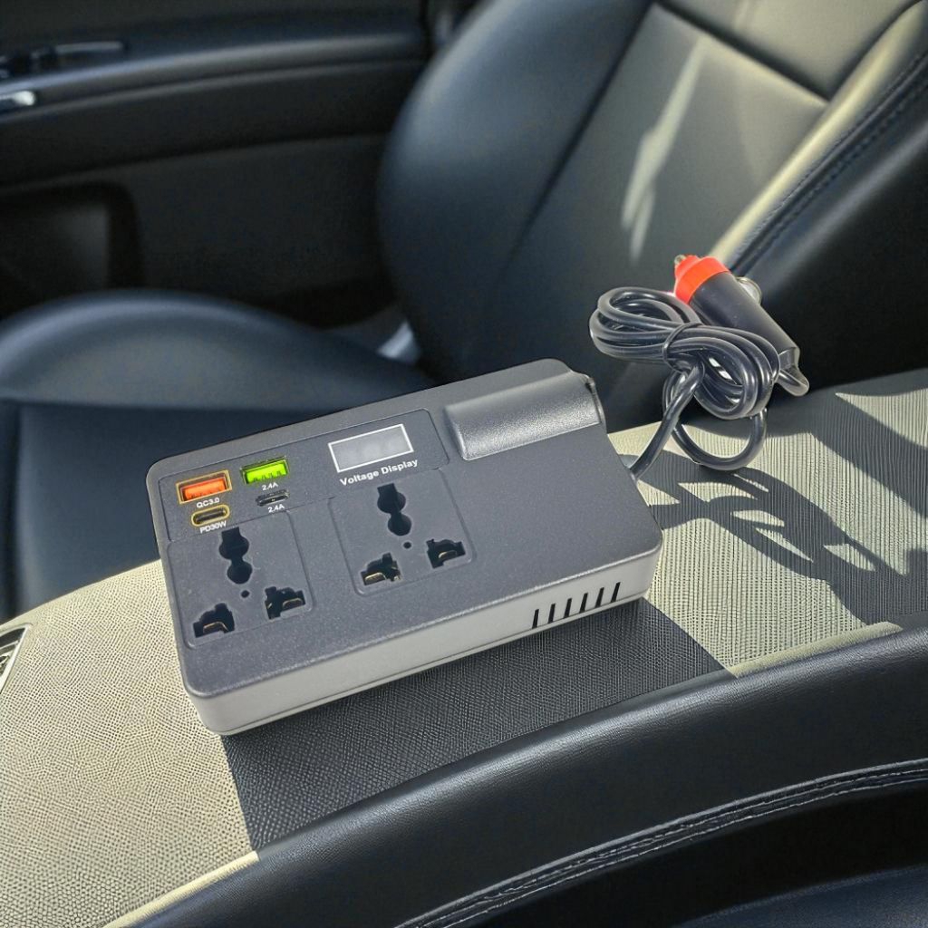 FMA Car Power Inveter DC12/24V to AC220V 200W 4 USB Port - C11-A